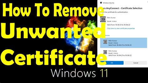 remove smart card certificates windows 10|how to remove unwanted certificates.